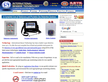 Tablet Screenshot of intlsensor.com